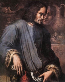 דיוקנו של לורנצו דה מדיצ׳י שכונה : ״ המפואר״ ( 1449-1492 )