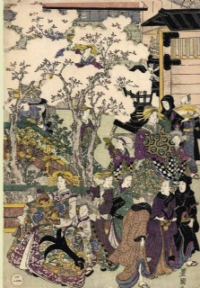 גדול אמני יפן בתחום ״ הדפסי העץ ״ אוטגאווה טויוקוני ( 1769-1825 )