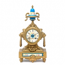 שעון קמין צרפתי עתיק מהמאה ה-19