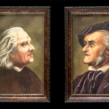 זוג תמונות ישנות מצויירות (X2)