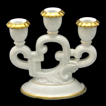 פמוט פורצלן גרמני איכותי תלת קני