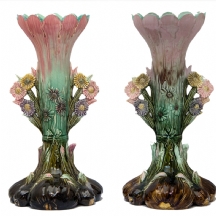 זוג אגרטלי "מג'וליקה" "Majolica"