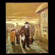 'מוכר עופות בעיירה היהודית'