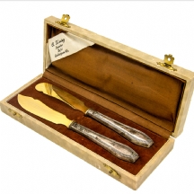 סט גרמני עתיק, של שתי סכינים