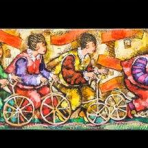 מיכאל קצ'אן - 'רוכבות האופניים'