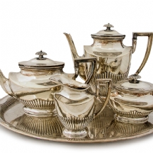 סט כסף גרמני לקפה ותה