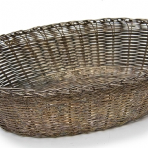 סלסלת לחם עתיקה עשויה מתכת מצופה