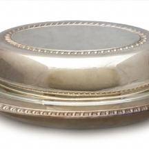 כלי הגשה קנדי ישן עשוי מתכת מצופה כסף