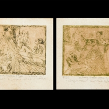 זוג תצריבים ישנים של חווה אפשטיין (X2)