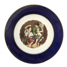 צלחת פורצלן ישנה מתוצרת 'רוזנטל'