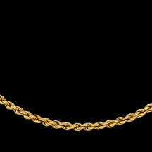 שרשרת צמה עשויה זהב