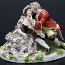 פסל פורצלן גרמני ישן מתוצרת: 'מייסן' (Meissen)