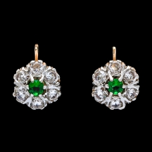 זוג עגילי זהב