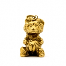 תליון זהב מעוצב בדמות דובי