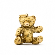 תליון זהב מעוצב בדמות דובי