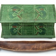 לוט של שני פריטי עץ (X2)