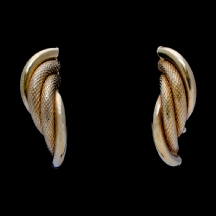 זוג עגילי זהב