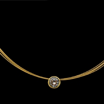 ענק עשוי זהב צהוב משובץ זירקוניה