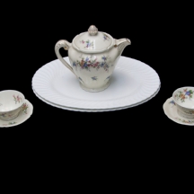 לוט של מגשים וחלקי סט לימוג' (X11)