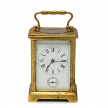 שעון נשיאה אנגלי עתיק מסוג: 'Carriage Clock'