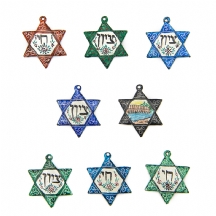 לוט של 8 תליוני 'מגן דוד'