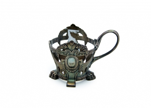 מחזיק כוס תה גרמני עתיק מתוצרת: 'WMF'