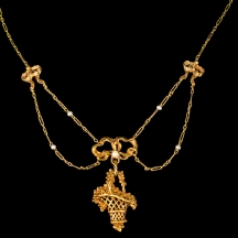 שרשרת זהב צרפתית עתיקה