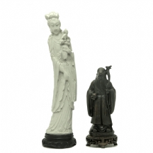 לוט של שני פסלים יצוקים (X2)
