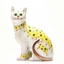 חתול קרמיקה מתוצרת: 'גאלה' (Galle)