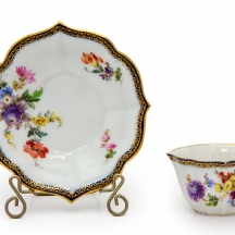 ספלון פורצלן גרמני איכותי, מתוצרת 'מייסן' ('meissen')