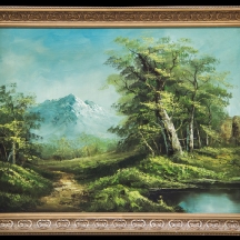 'נוף יער' - ציור אירופאי ישן