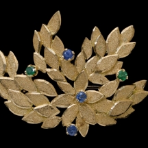 סיכה ישנה (רטרו) עשויה זהב צהוב 18 קארט