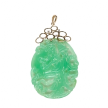 תליון סיני ישן גדול ומרשים