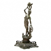 פסל שפלטר (ריגול) צרפתי עתיק מסוף המאה ה-19,
