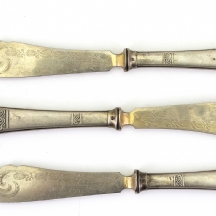 שלושה סכיני דגים אוסטרים עתיקים