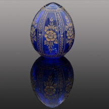ביצת קריסטל רוסית מתוצרת: 'פברג'ה' (St Petersburg Faberge)