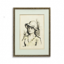 יהודה רודן - 'נערה בכובע'