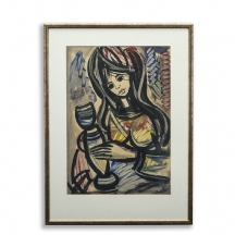 משה טוצ’מסקי - 'נערה עם פמוט'