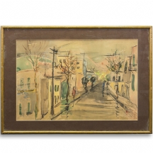 שאול אהלי - 'רחוב בעיירה'