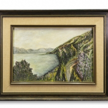 'דרך בעמק' - שמן על בד