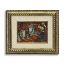 יצחק פרנקל (פרנל) - 'פלח וסוס'