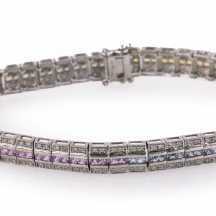 צמיד טניס ישן מסוג 'ריינבו'