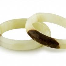 זוג צמידי ג'ייד