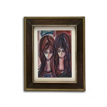 משה טוצ'מסקי - 'שתי נערות באדום'