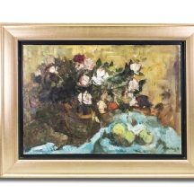 'טבע דומם עם תפוחים'