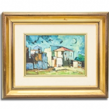 עזרא טלקר - 'נוף בתים'