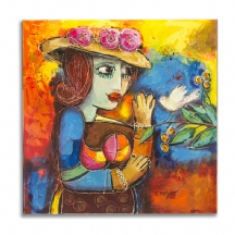 יעקב חייט - 'נערה חובשת כובע'