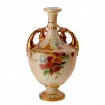 אגרטל פורצלן אנגלי משובח מתוצרת: 'Royal Worcester'