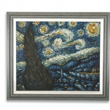 'לילה של כוכבים' שמן על בד