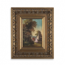 'זוג אצילים בגן'